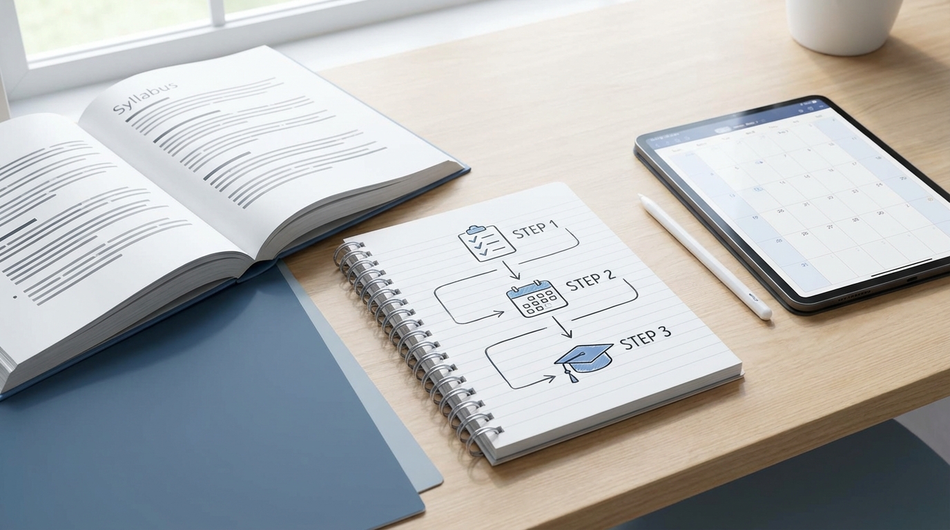 シラバスを活用した学習計画の立て方【3ステップ】
