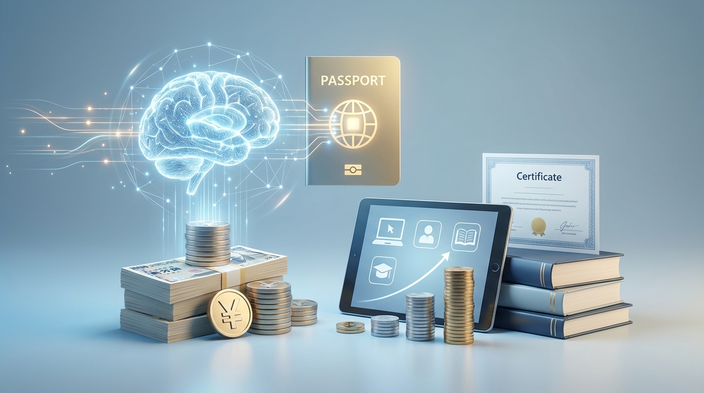 【結論】生成AIパスポートの費用は受験料11,000円＋学習費用0円〜3万円