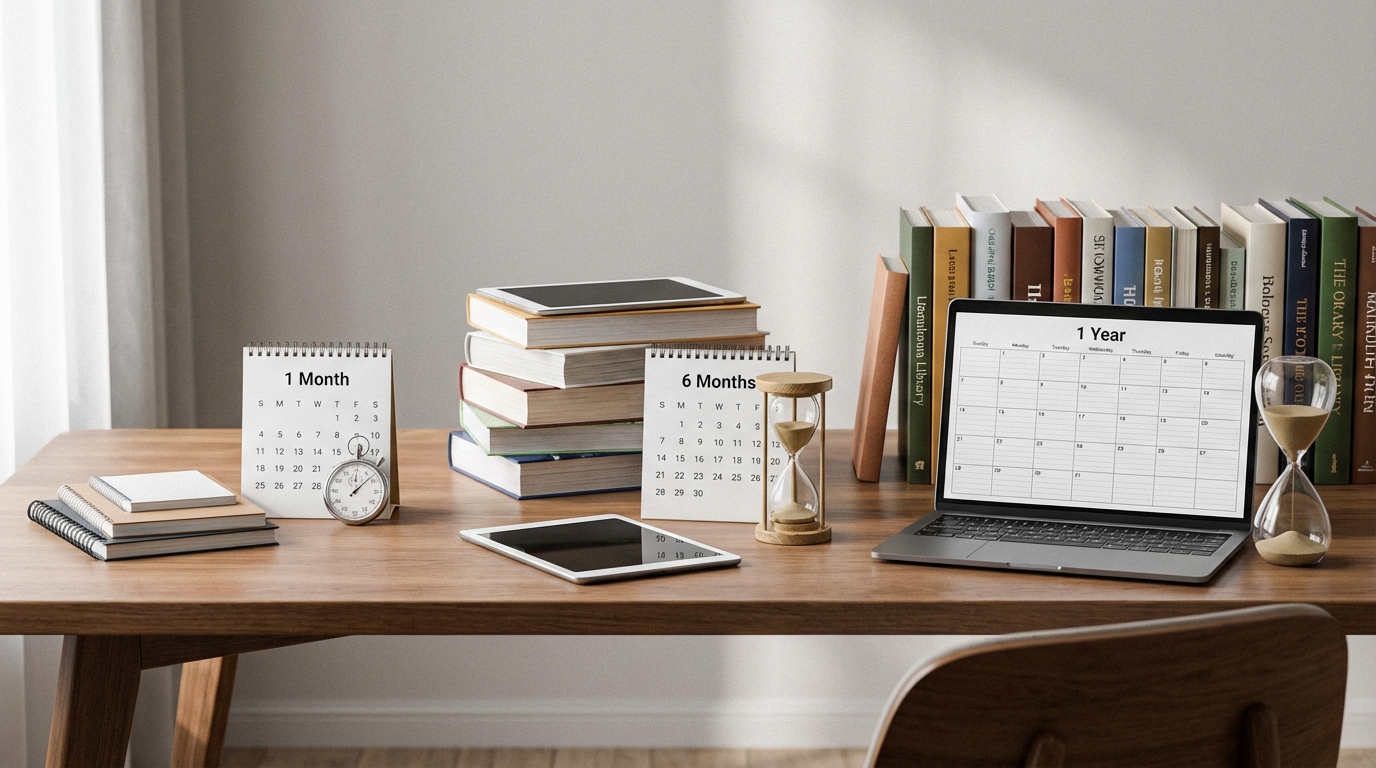 階級別の学習期間とスケジュール目安