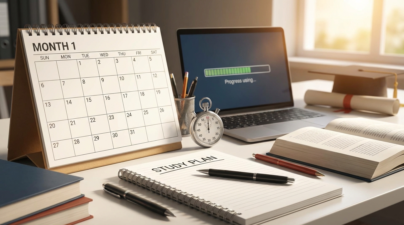 1ヶ月で合格を目指す勉強スケジュール