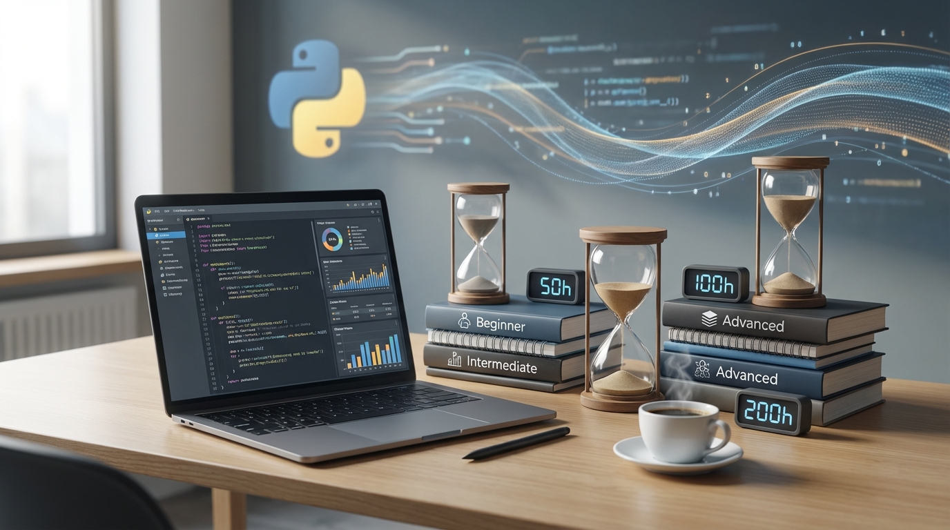 Python 3 エンジニア認定データ分析試験の勉強時間目安【経験レベル別】