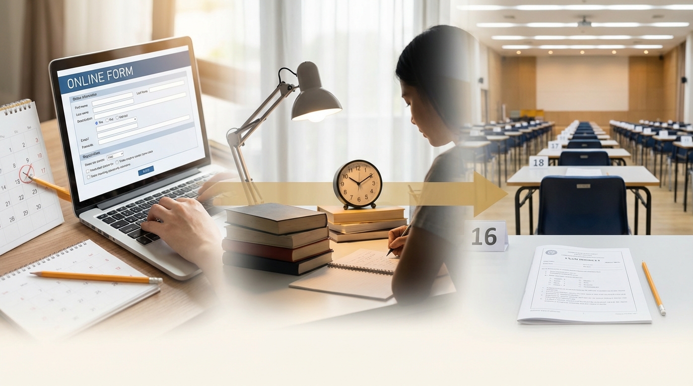 受験申込から当日までの流れ