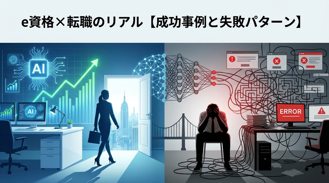 e資格×転職のリアル【成功事例と失敗パターン】