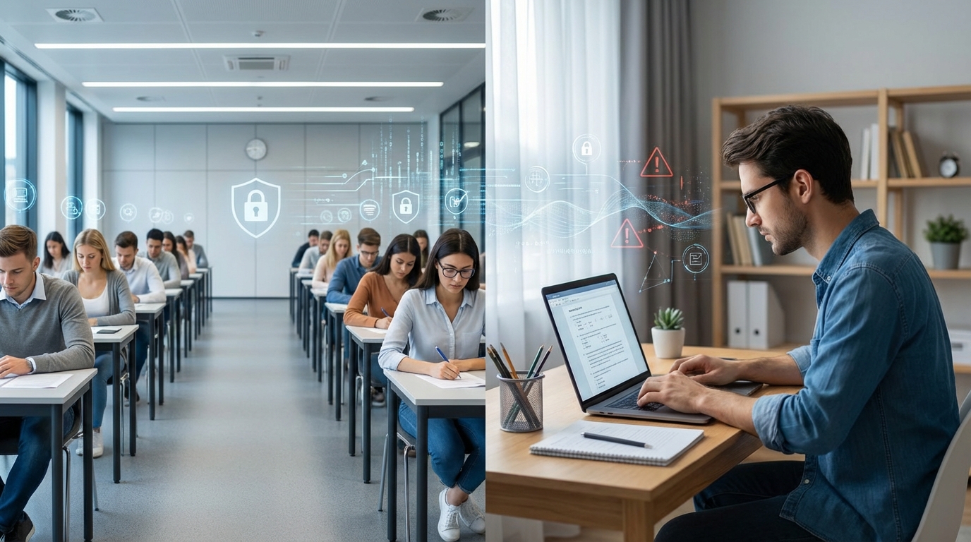 団体受験と個人受験の違い｜ばれるリスクを比較