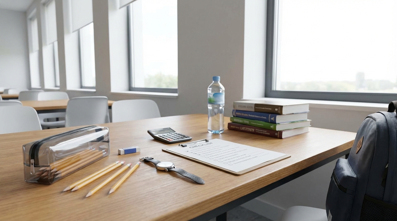 試験当日に失格にならないための準備チェックリスト