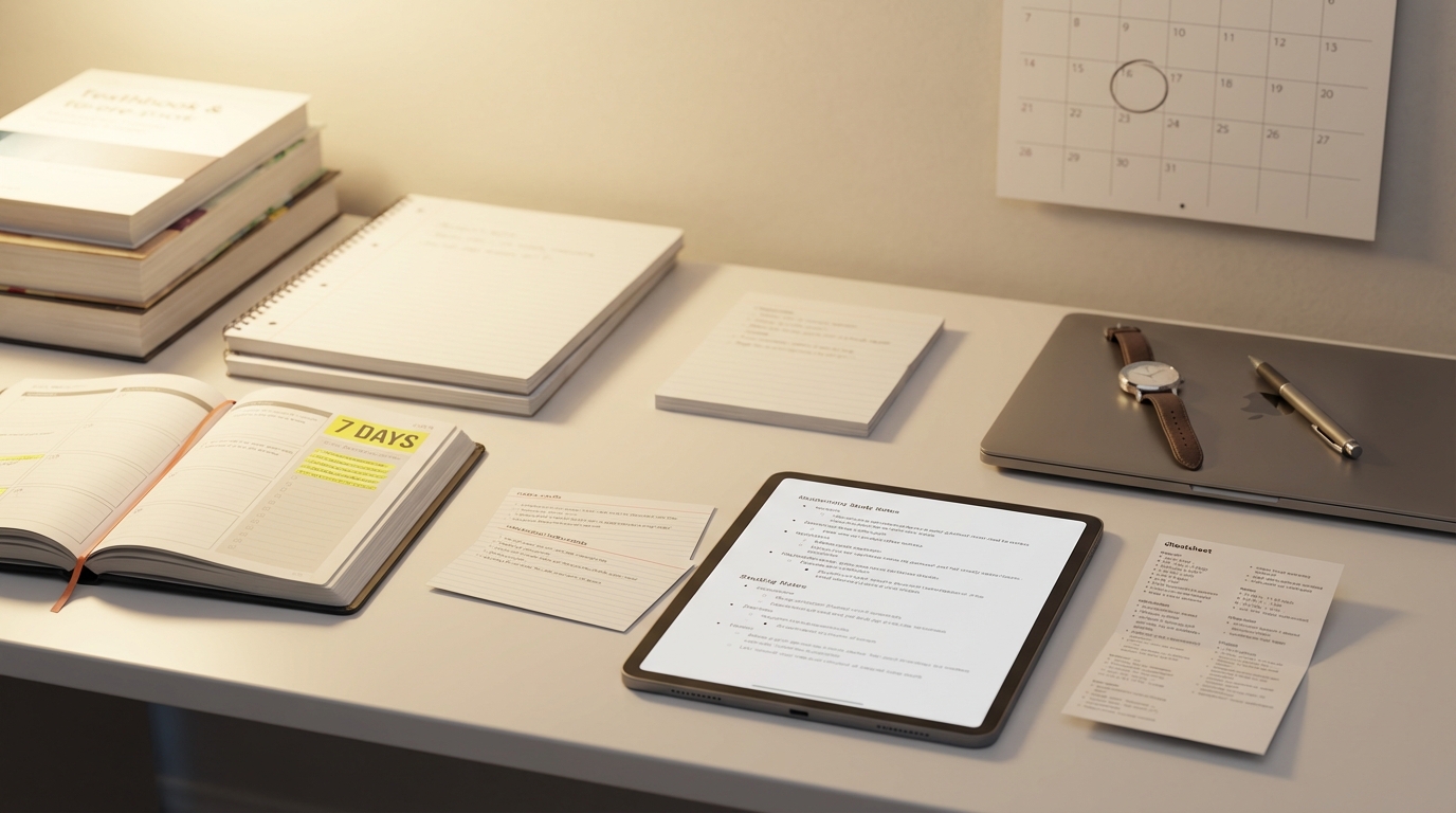 残り日数別カンペ活用ガイド｜1週間前から当日まで