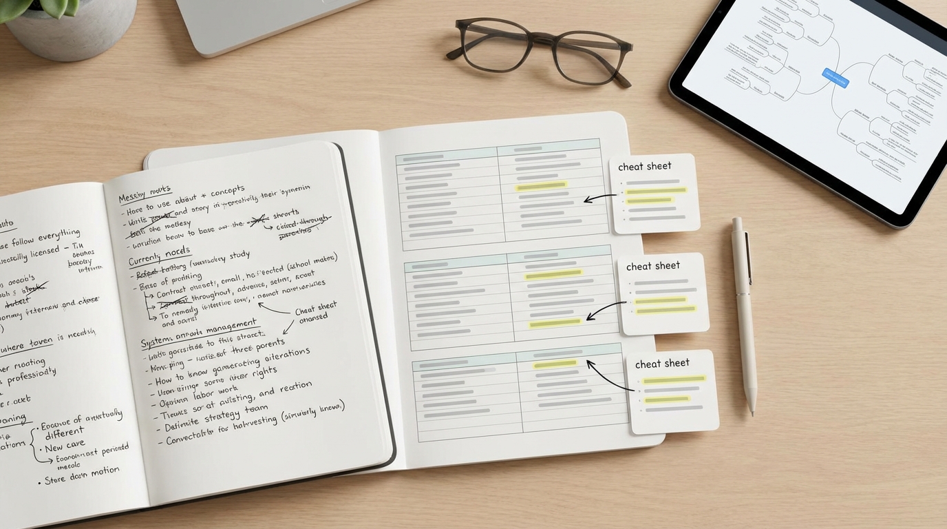 間違えやすい用語・概念の比較整理｜カンペで差がつくポイント