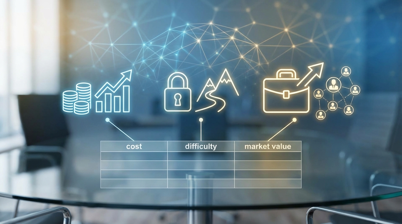 【比較表】AI資格を費用・難易度・市場価値で徹底比較