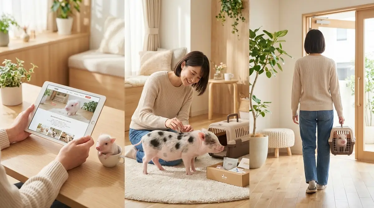 mipigマイクロブタの購入方法【5ステップで解説】